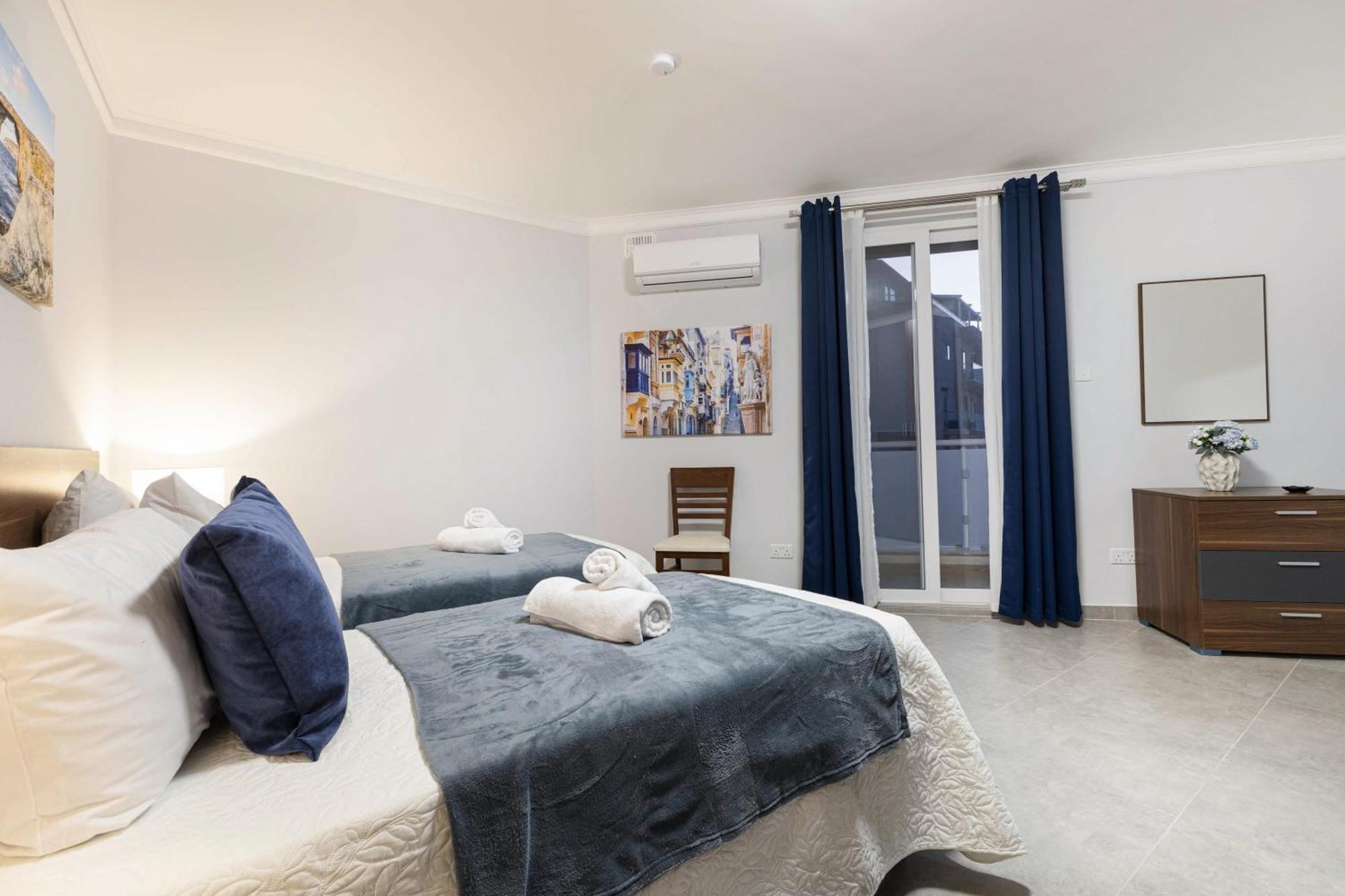 Luxurious & Spacious 2Bd Accomodation At The Podium - Yacht Marina Area, Close To Valletta Msida Exteriör bild